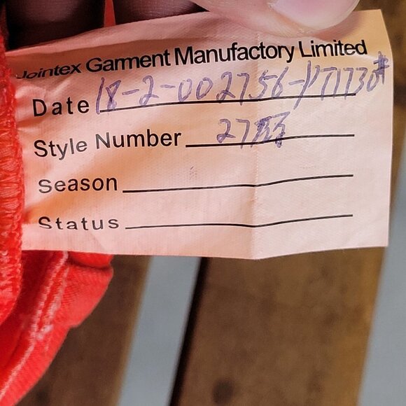 Current/Elliott Kick Flare-Leg Crop Jeans Mid-Rise Raw Hem Fiery Red 27 Womens - Picture 12 of 16